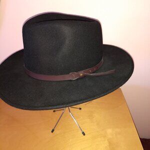 Felt 100% wool Fedora Hat.